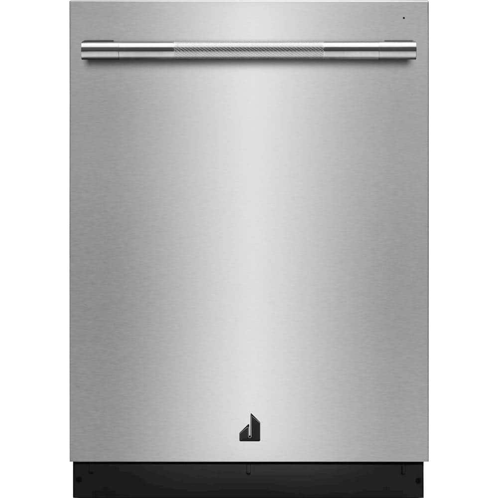 Jenn-Air - RISE TriFecta 24" Top Control Tall Tub Built-In Dishwasher with Stainless Steel Tub - Stainless steel - Front_Zoom