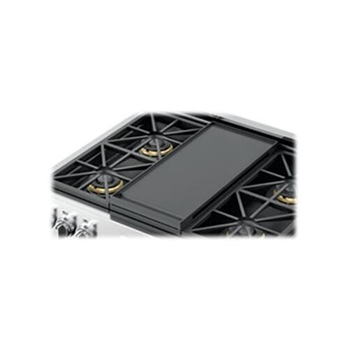 Fulgor Milano - Professional Griddle for Ranges and Rangetops - Black - Front_Standard