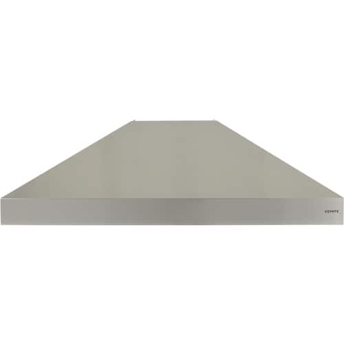 Coyote - 48" Externally Vented Range Hood - Stainless steel - Front_Standard