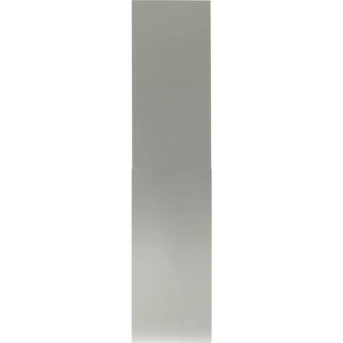 Coyote - High Flue Cover for 9'8" to 12' Ceilings - Brushed Stainless Steel - Front_Standard