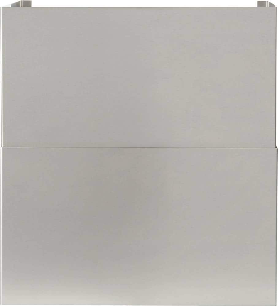 Coyote - Low Flue Cover for 8' to 8'6" Ceilings - Stainless steel - Front_Zoom
