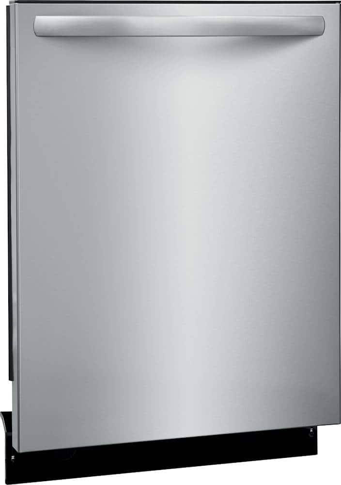 Frigidaire - 24" Top Control Tall Tub Built-In Dishwasher with Stainless Steel Tub - Stainless steel - Angle_Zoom