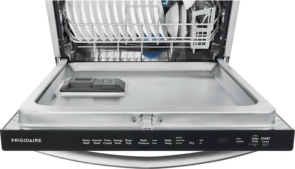 Frigidaire - 24" Top Control Tall Tub Built-In Dishwasher with Stainless Steel Tub - Stainless steel - Alt_View_Standard_15