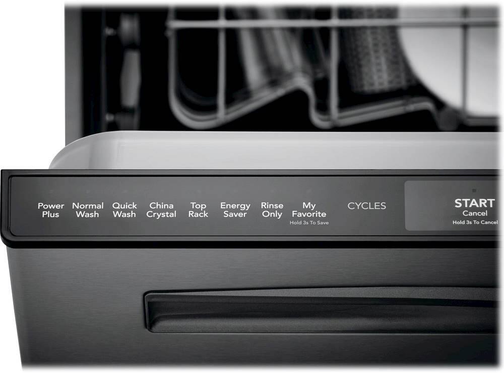 Frigidaire - Gallery 24" Top Control Tall Tub Built-In Dishwasher - Black stainless steel - Alt_View_Standard_19