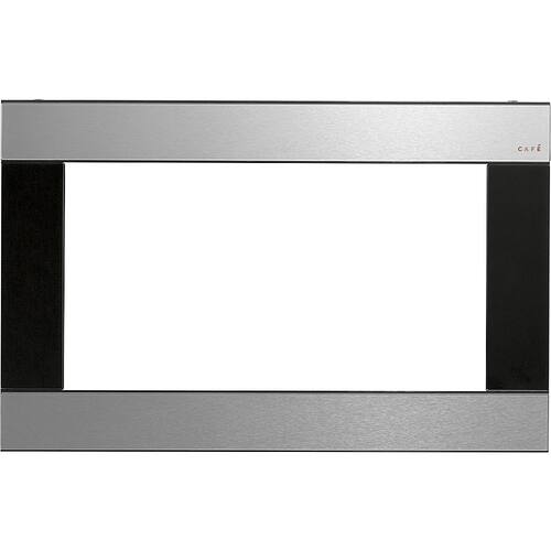 Café - 29.8" Trim Kit for Café CEB515M2NS5 Microwave - Platinum - Front_Standard