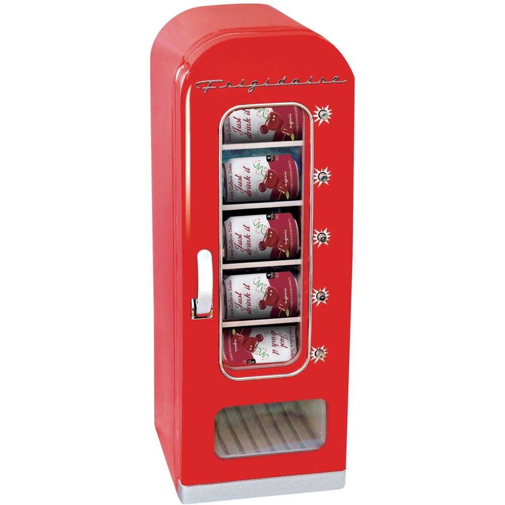Frigidaire - Retro 10-Can Beverage Cooler - Red - Front_Zoom