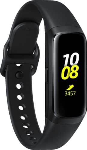 Samsung - Galaxy Fit Activity Tracker + Heart Rate - Black