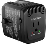 Insignia - All-in-One Travel Converter - Black