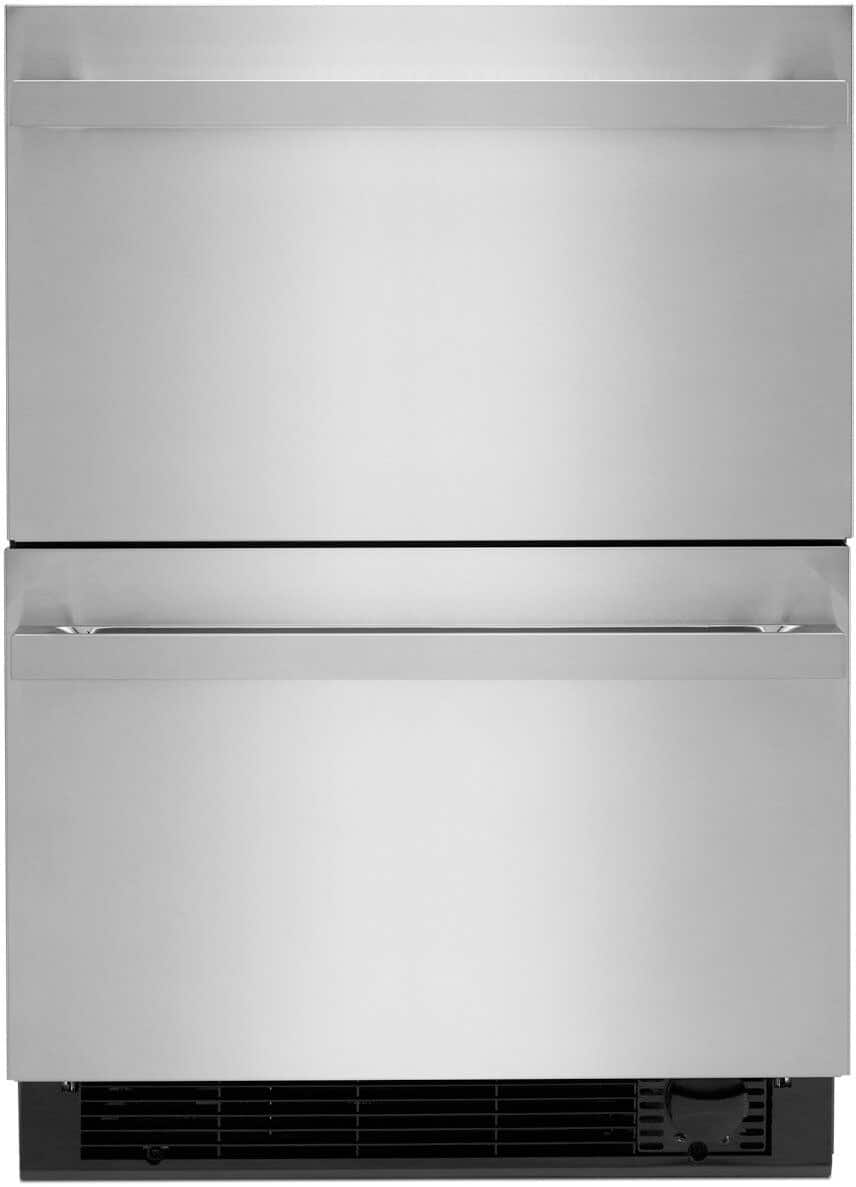 Jenn-Air - 4.7 Cu. Ft. Built-In Mini Fridge - Stainless steel - Front_Zoom
