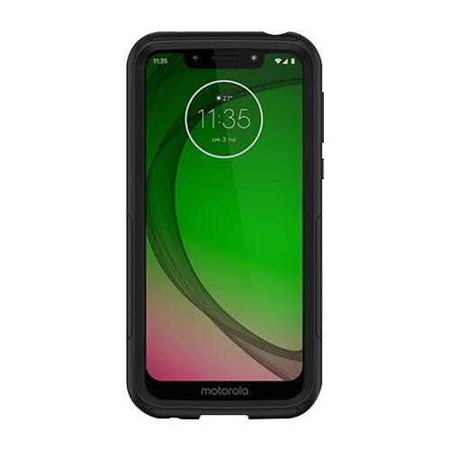 OtterBox Commuter Series Lite - Back cover for cell phone - polycarbonate, synthetic rubber - black - for Motorola Moto G7 Play