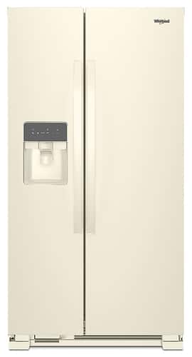 Whirlpool - 24.6 Cu. Ft. Side-by-Side Refrigerator - Bisquit - Front_Standard