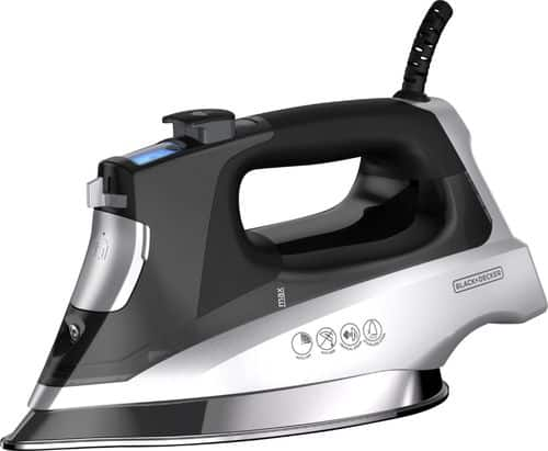 BLACK+DECKER Allure Digital Professional Steam Iron, D3060, 30% More Steam, Percison Tip, Stianless Steel Soleplate, Vertical Steam Fuction