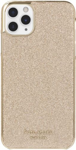 kate spade new york - Wrap Case for Apple® iPhone® 11 Pro Max - Gold Logo/Gold Munera Gold PC