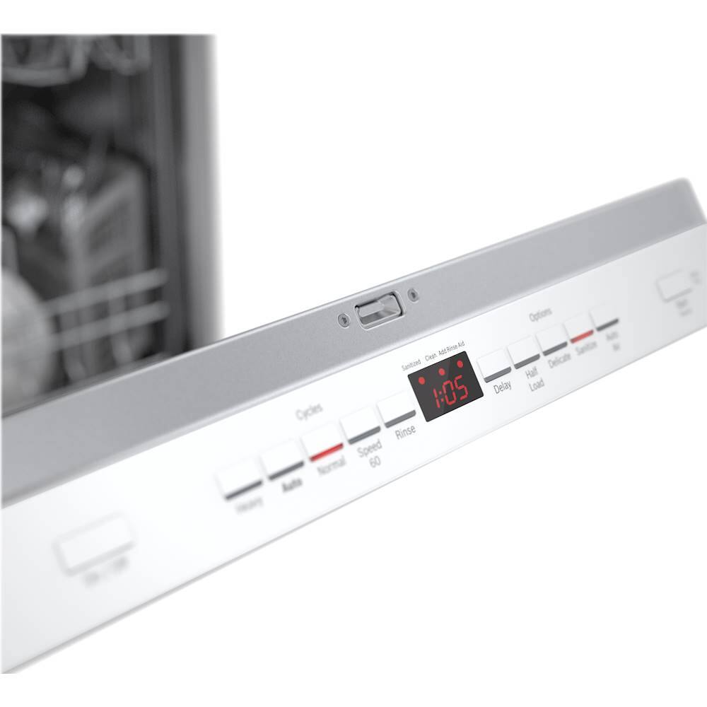 Bosch - 500 Series 24" Top Control Built-In Dishwasher with Stainless Steel Tub, 3rd Rack, 44 dBa - White - Alt_View_Standard_17