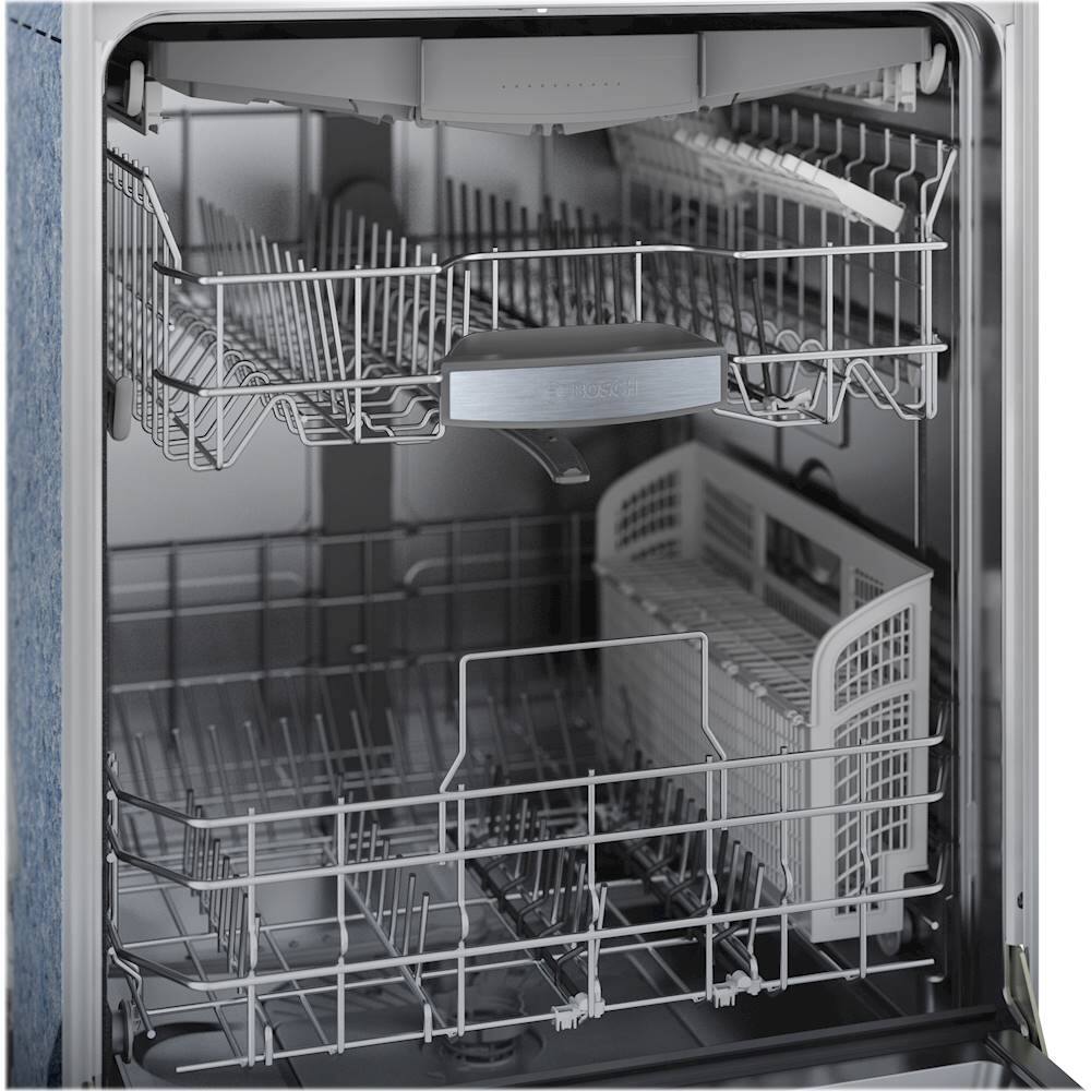 Bosch - 500 Series 24" Top Control Built-In Dishwasher with Stainless Steel Tub, 3rd Rack, 44 dBa - White - Alt_View_Standard_18