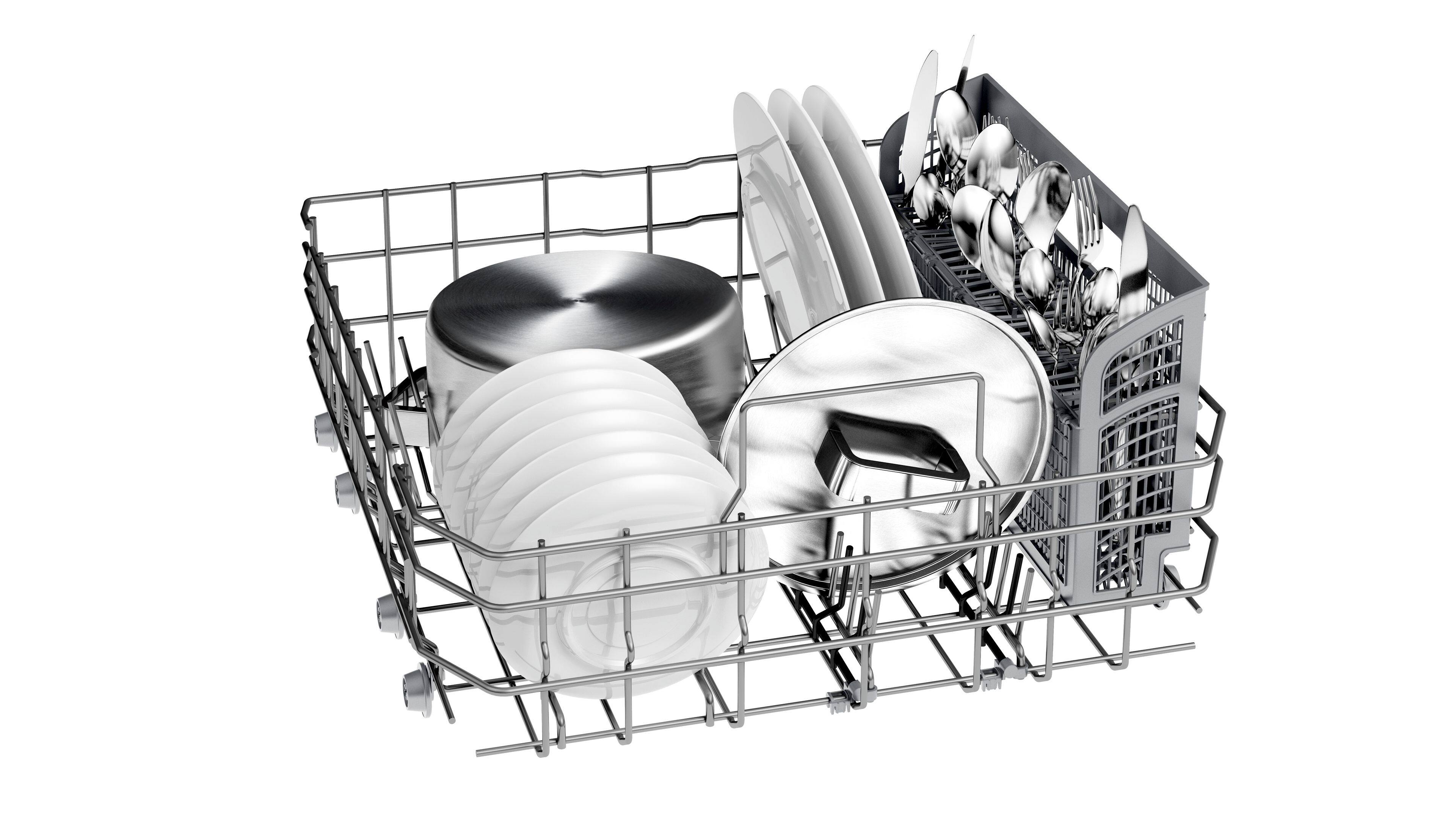 Bosch - 500 Series 24" Top Control Built-In Dishwasher with Stainless Steel Tub, 3rd Rack, 44 dBa - White - Alt_View_Standard_19
