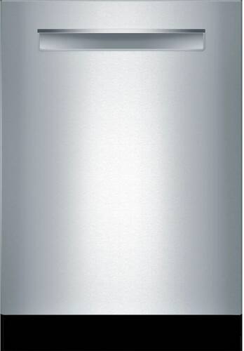 Bosch - 500 Series 24" Top Control Built-In Dishwasher with AutoAir, Stainless Steel Tub, 3rd Rack, 44 dBa - Stainless steel - Front_Standard