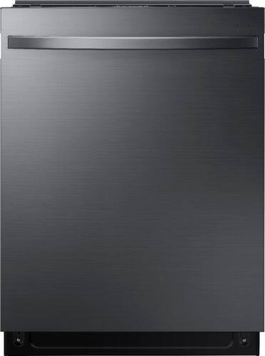 Samsung - StormWash 24" Top Control Built-In Dishwasher with Stainless Steel Tub, 3rd Rack, 42 dBA - Black stainless steel