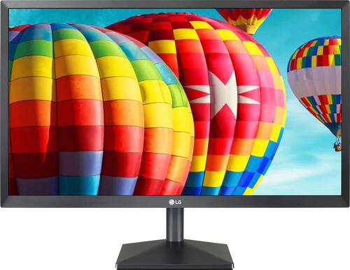LG - 24" IPS LED FHD FreeSync Monitor - Black