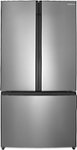 Insignia - 20.9 Cu. Ft. French Door Counter-Depth Refrigerator - Stainless steel