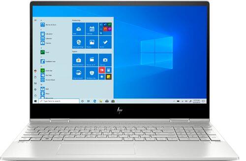 HP - ENVY x360 2-in-1 15.6" Touch-Screen Laptop - Intel Core i5 - 8GB Memory - 256GB SSD + 16GB Optane - Natural Silver, Sandblasted Anodized Finish