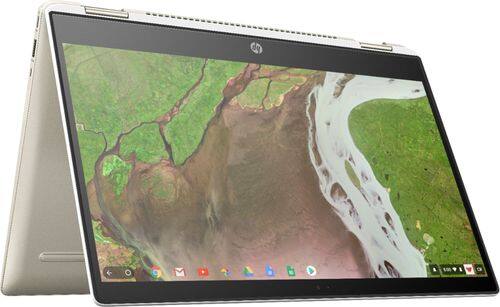 HP - 2-in-1 14" Touch-Screen Chromebook - Intel Core i3 - 8GB Memory - 64GB eMMC Flash Memory - White, Gold