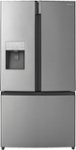 Insignia - 20.1 Cu. Ft. French Door Counter-Depth Refrigerator with Water Dispenser - Stainless steel