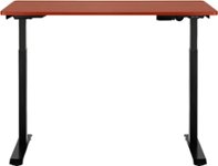 Insignia - Adjustable Standing Desk with Electronic Control - 47.2" - Mahogany