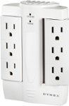 Dynex - 6-Outlet Surge Protector - Multi