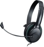 Insignia - Wired Chat Headset for Xbox Series X | S and Xbox One - Black/Green