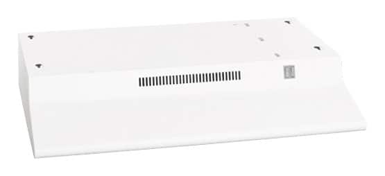 GE - 30" Recirculating Range Hood - White - Front_Standard