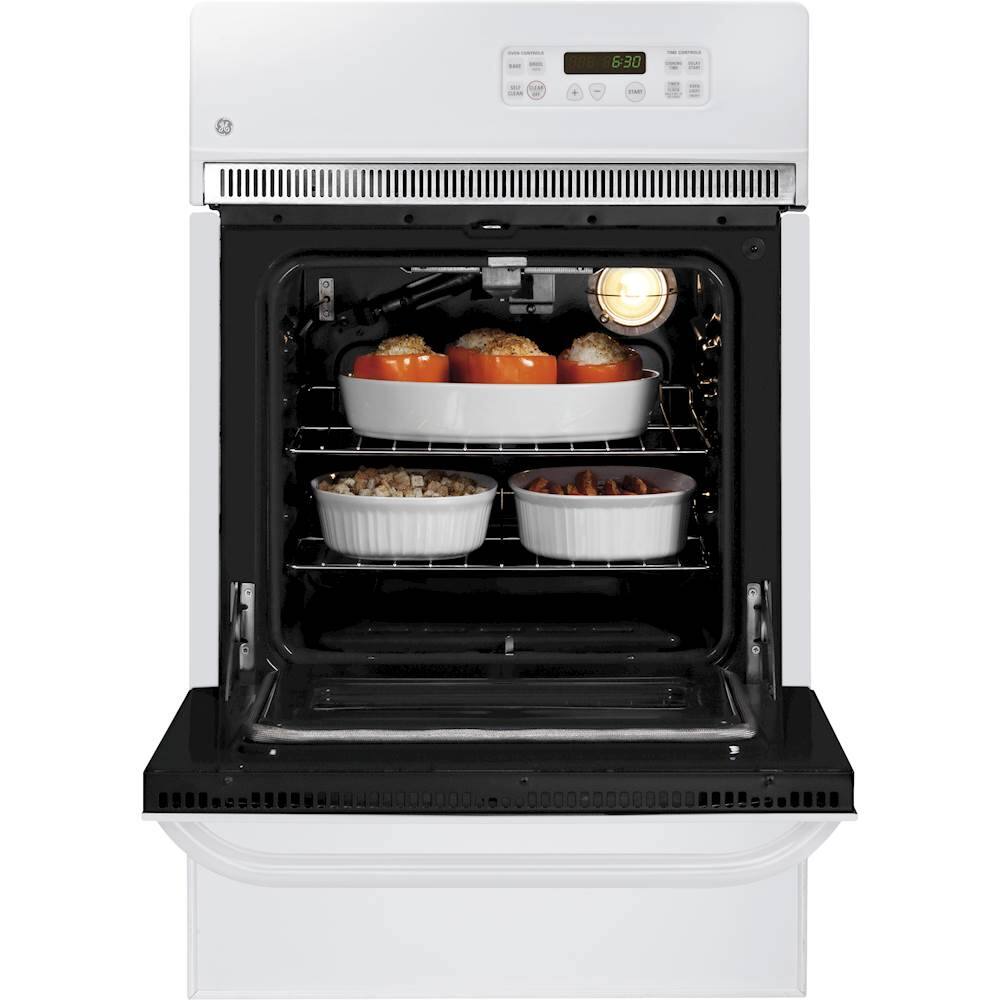GE - 24" Built-In Single Gas Wall Oven - White On White - Alt_View_Standard_13