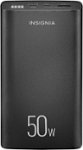 Insignia - 26,800 mAh Portable Charger for Most USB Devices - Black
