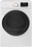Insignia - 8.0 Cu. Ft. Electric Dryer with Steam and Sensor Dry - White