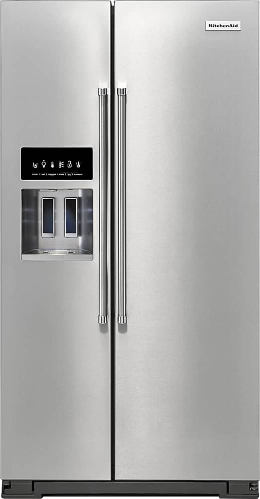 KitchenAid 24.8 Cu. Ft. SidebySide Refrigerator Stainless steel
