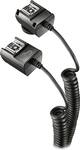 Rocketfish - Off-Camera Flash Shoe Cord for Nikon - Black