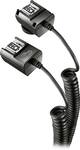 Rocketfish - Off-Camera Flash Shoe Cord for Canon - Black