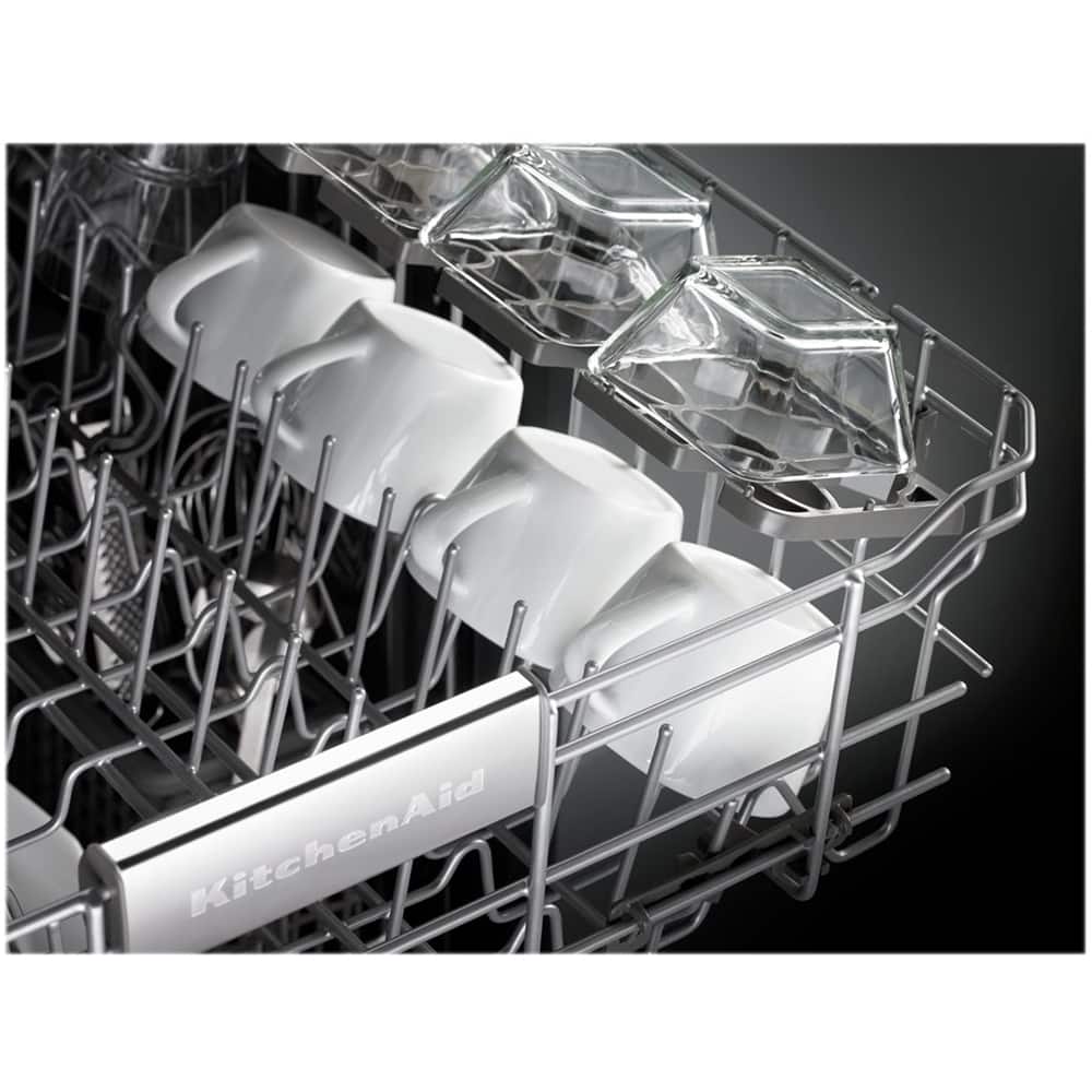 KitchenAid - 24" Top Control Tall Tub Built-In Dishwasher with Stainless Steel Tub - Stainless steel - Alt_View_Standard_14