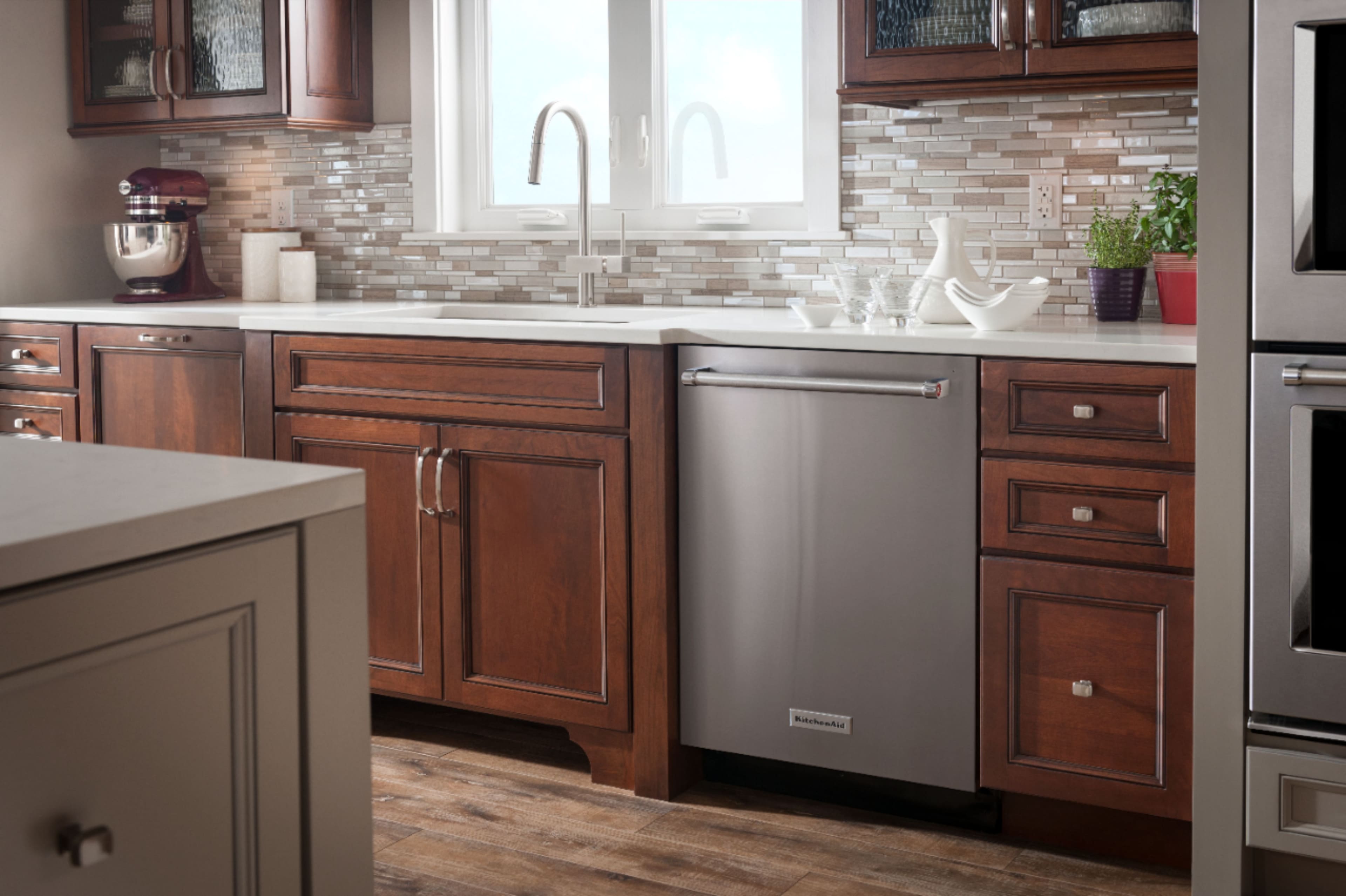 KitchenAid - 24" Top Control Built-In Dishwasher with Stainless Steel Tub - Stainless steel - Alt_View_Standard_14