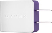 Dynex - USB Wall Charger - Amethyst
