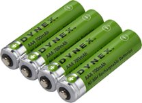 Dynex - Rechargeable AAA Batteries (4-Pack)