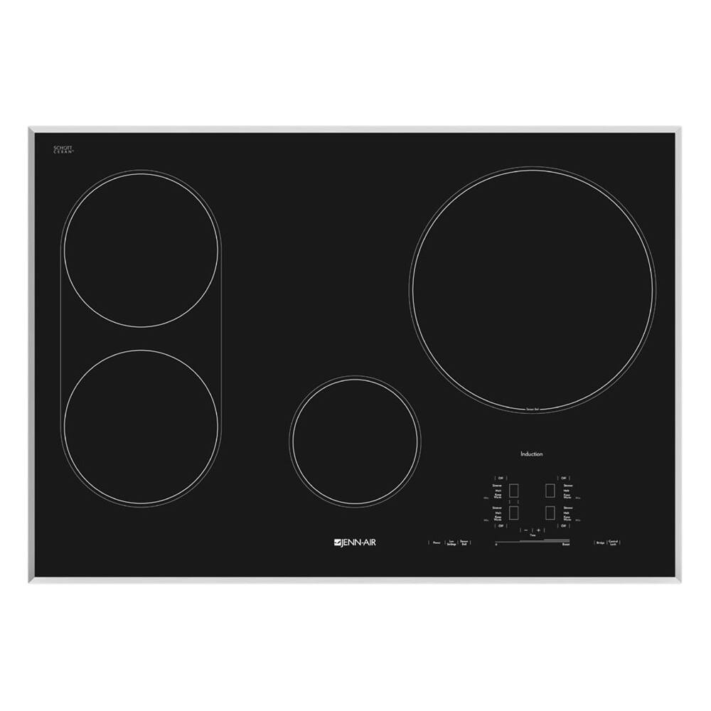 Jenn-Air - 30" Electric Induction Cooktop - Black - Angle_Standard