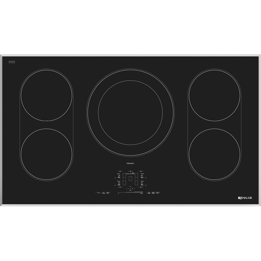 Jenn-Air - 36" Electric Induction Cooktop - Black - Front_Zoom