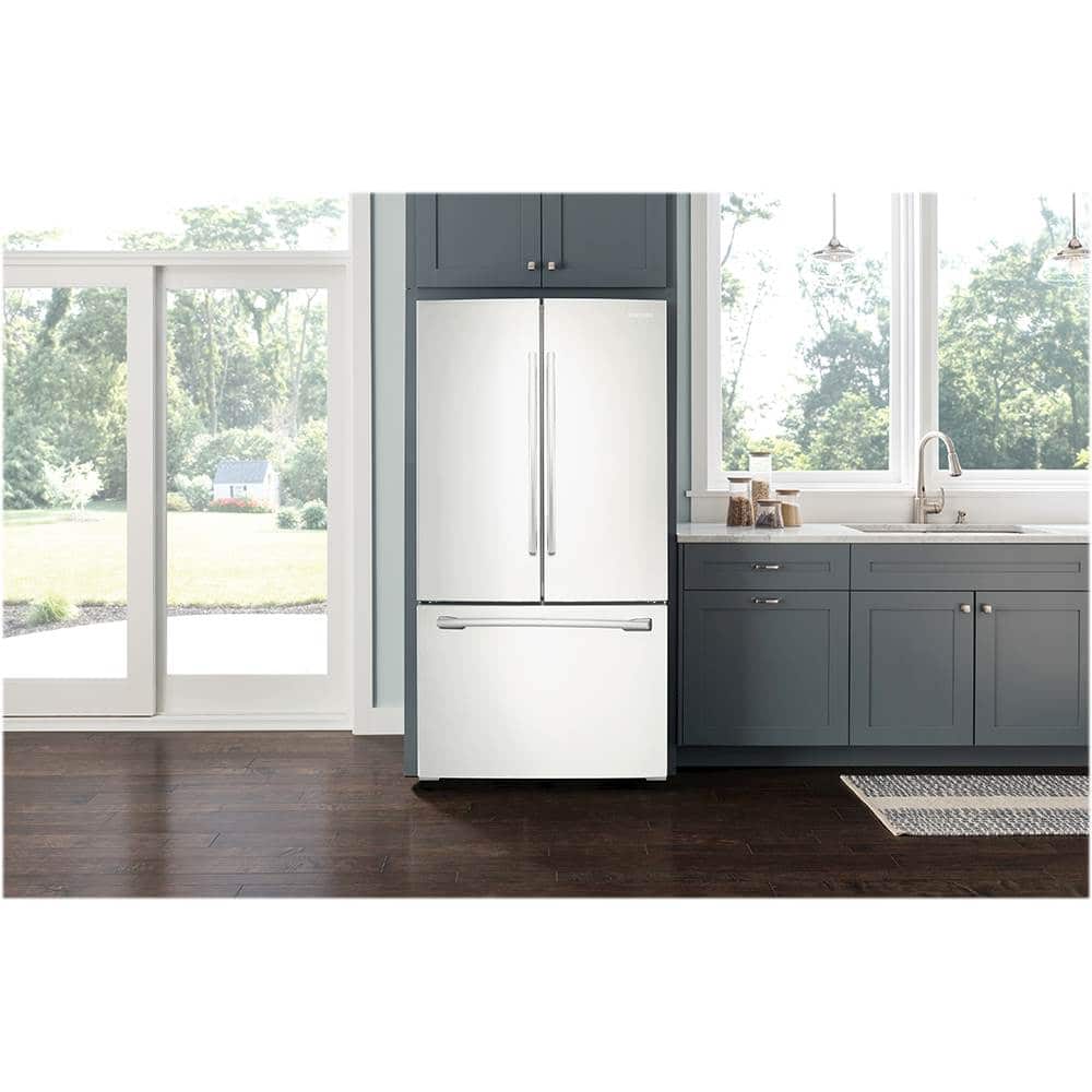 Samsung - 25.5 Cu. Ft. French Door Refrigerator with Filtered Ice Maker - White - Alt_View_Standard_13