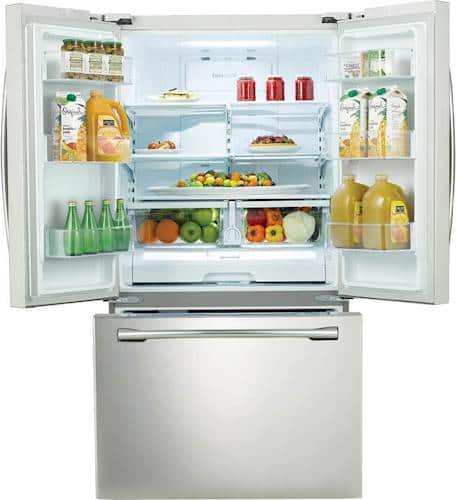 Samsung - 25.5 Cu. Ft. French Door Refrigerator with Filtered Ice Maker - White - Alt_View_Standard_1