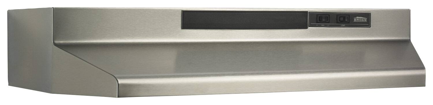 Broan - 30" Convertible Range Hood - Stainless steel - Front_Standard