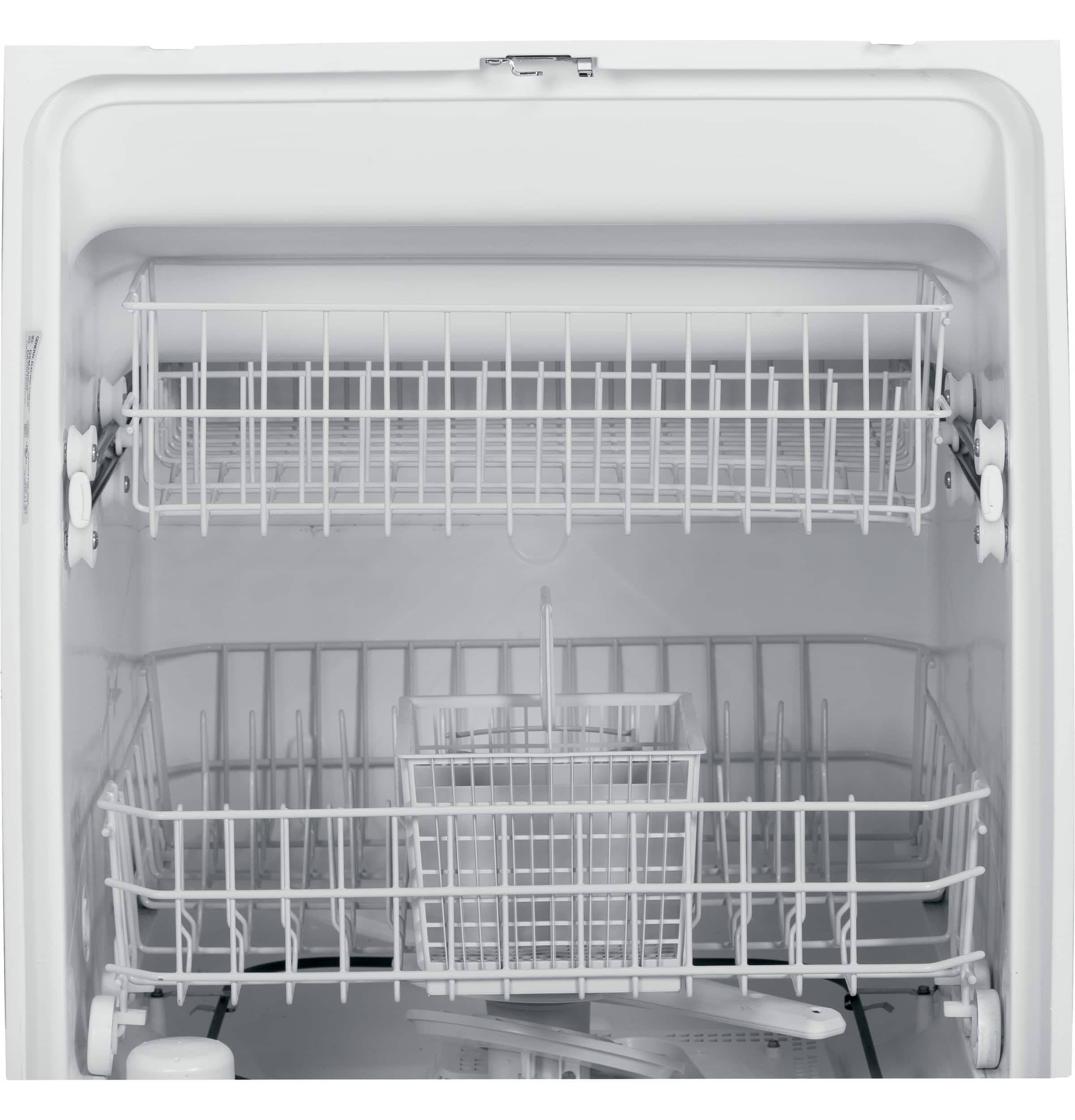 GE - Spacemaker 24" Built-In Dishwasher - White - Alt_View_Standard_14