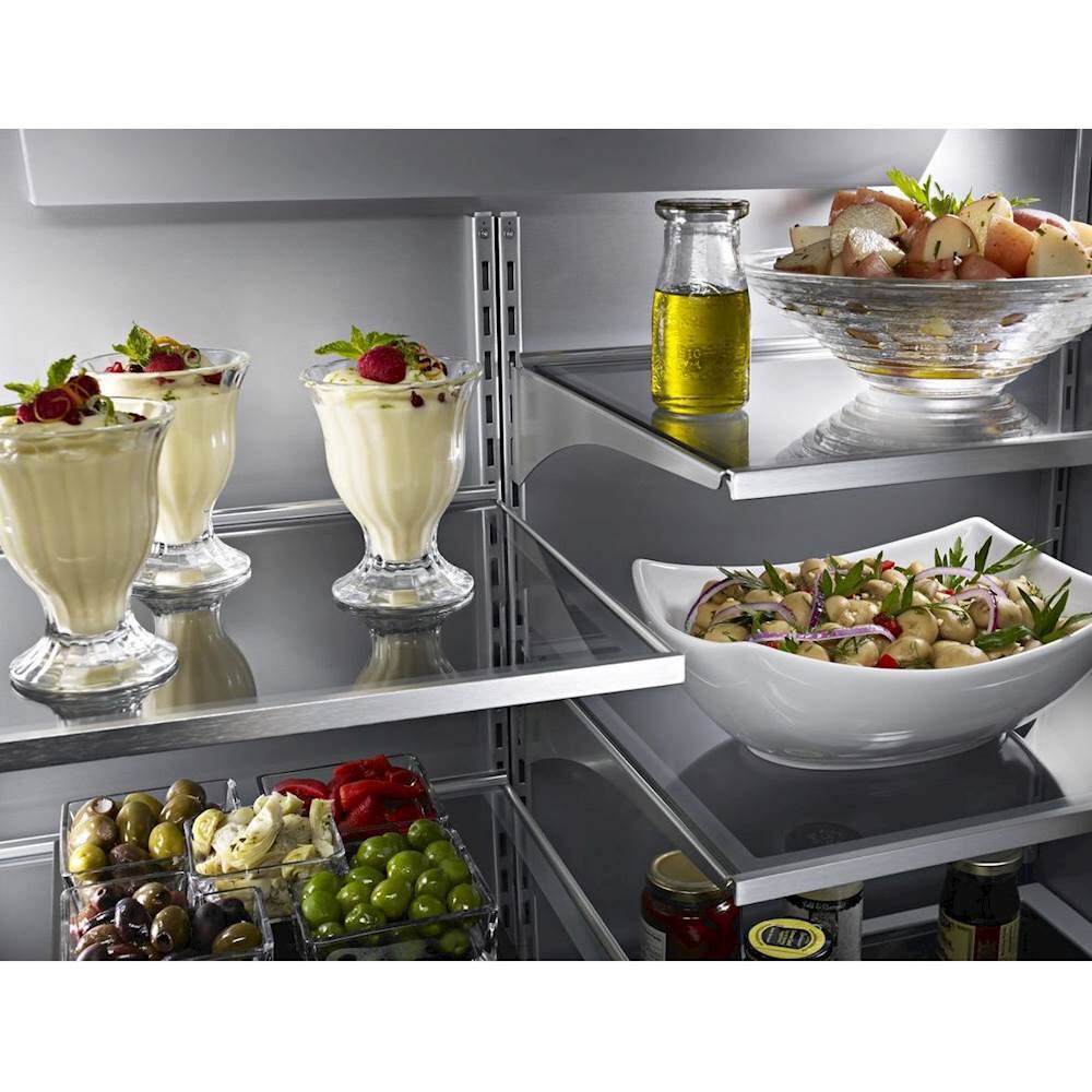 KitchenAid - 24.2 Cu. Ft. French Door Built-In Refrigerator - White - Alt_View_Standard_11