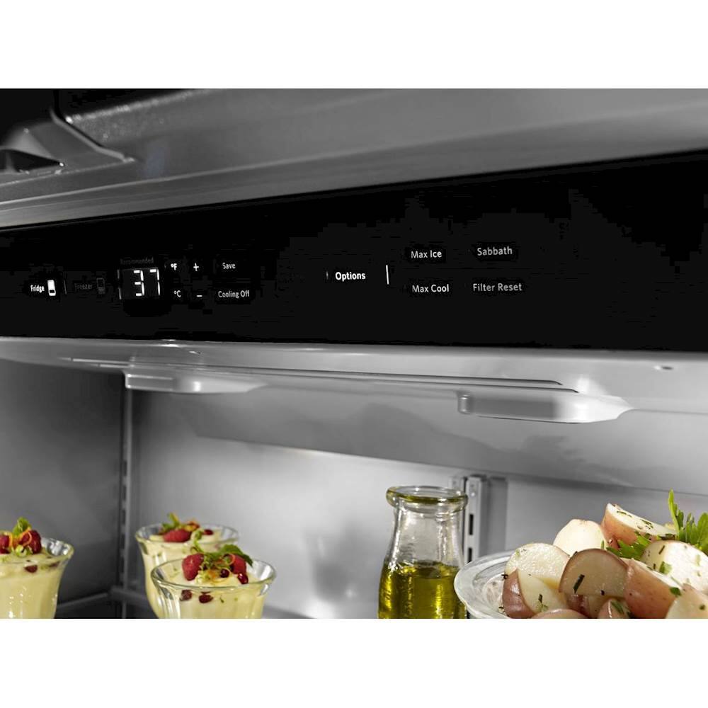 KitchenAid - 24.2 Cu. Ft. French Door Built-In Refrigerator - White - Alt_View_Standard_12