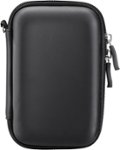 Insignia - Deluxe Hard Shell Case for Most Portable Hard Drives - Black